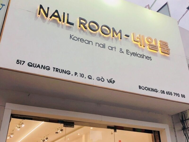 Thiết kế biển hiệu tiệm Nail đẹp, thu hút khách nườm nượp